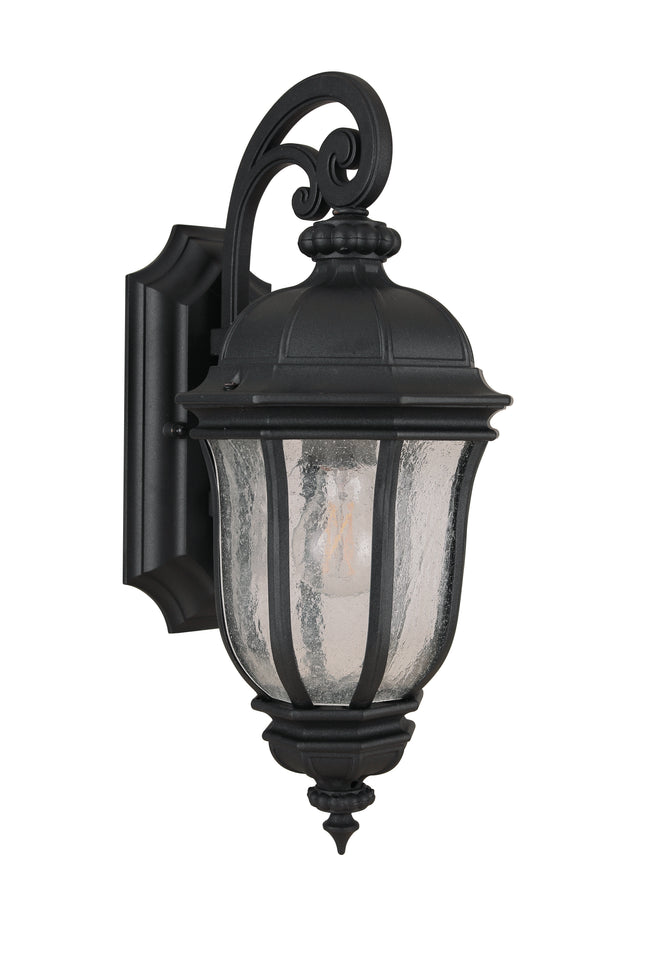 Z3304-TB - Harper 1 Light 18" High Outdoor Wall Lantern - Textured Black