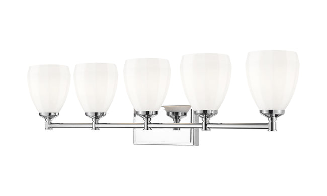 7004-5V-CH - Oren 5 Light 38" Vanity - Chrome