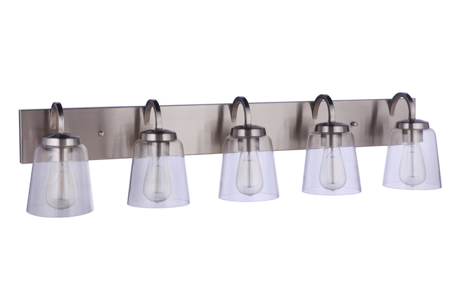 16340BNK5 - Elsa 5 Light 40" Wide Vanity Light - Brushed Nickel