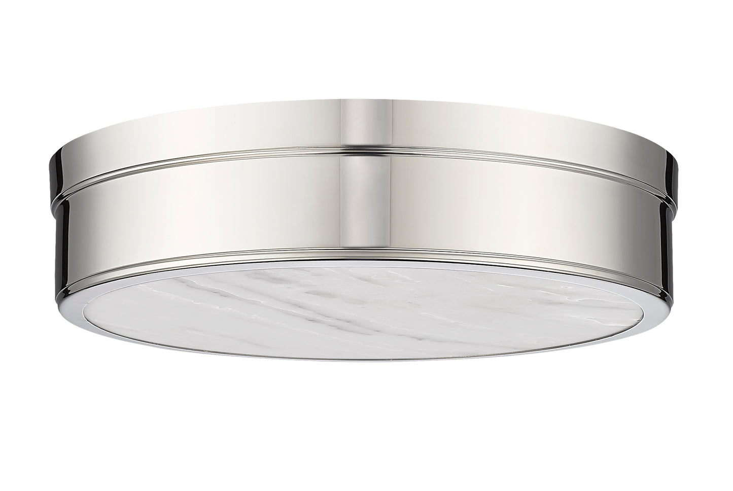 1944F15-PN-LED - Anders 1 Light Flush 15" Mount - Polished Nickel