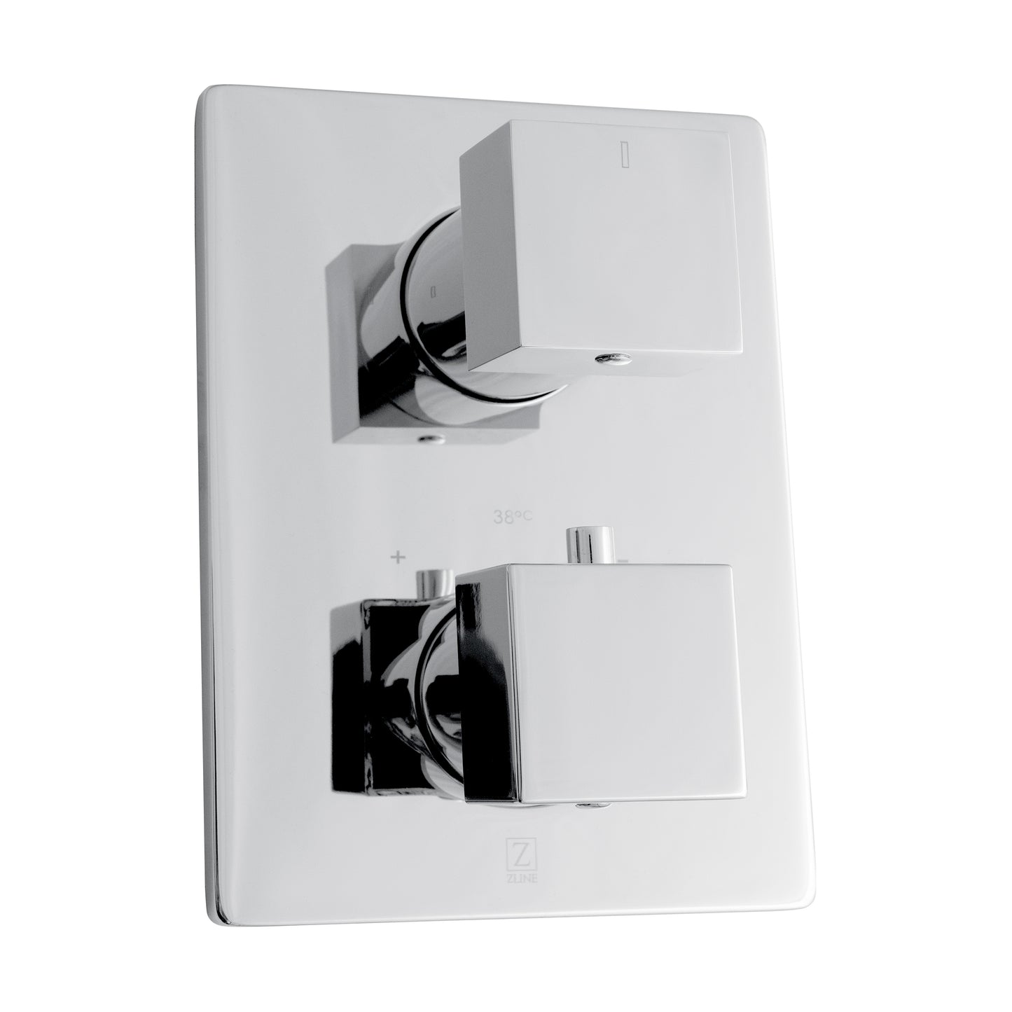 CBY-SHS-T2-CH - Crystal Bay Thermostatic Shower System in Chrome