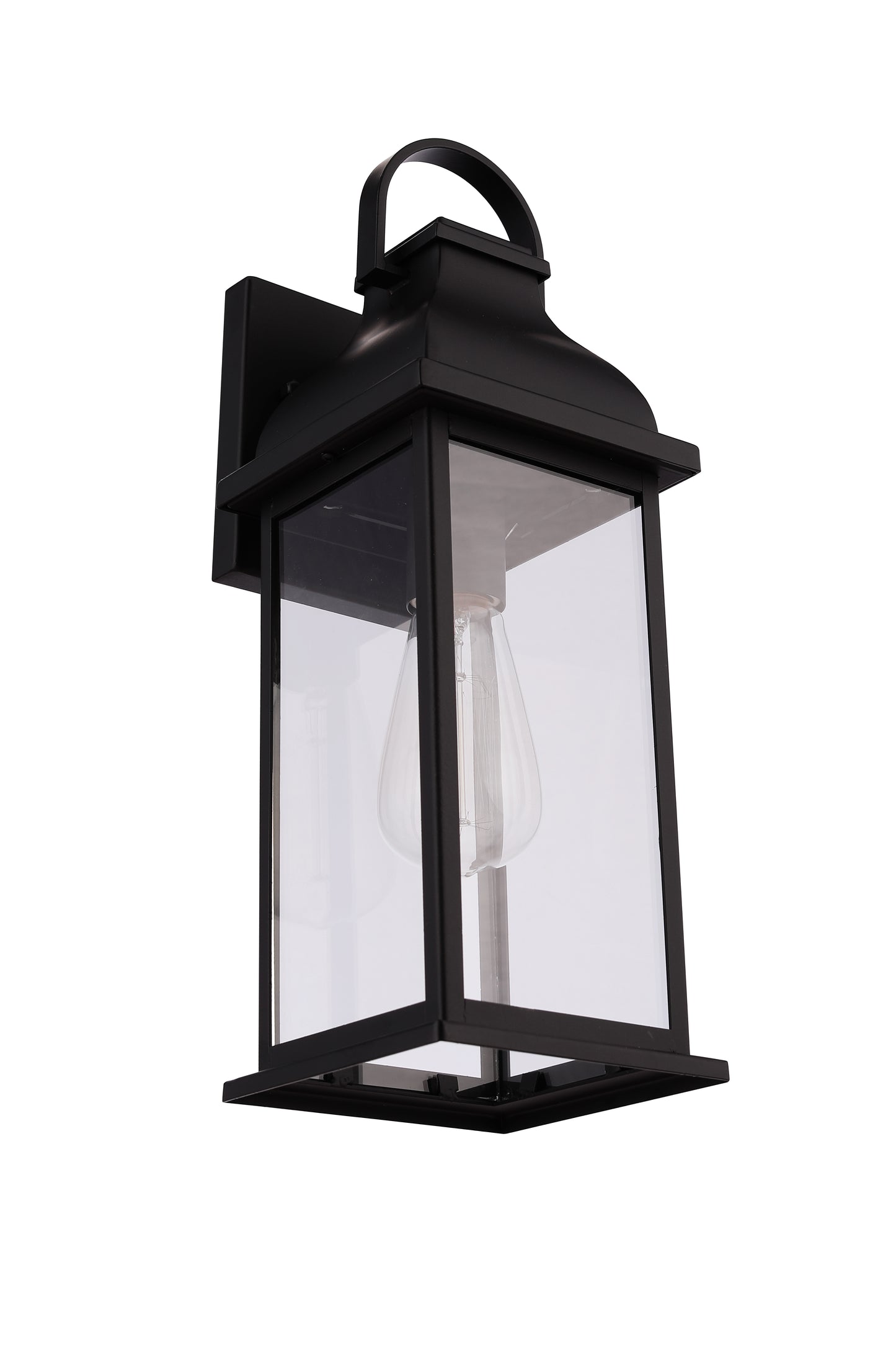 ZA7204-MN - Bent Tree 1 Light 16" High Outdoor Wall Lantern - Midnight
