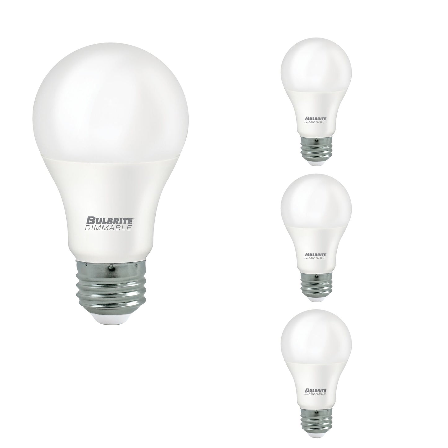774280 - Dimmable Frost A19 LED Light Bulb - 9 Watt - 2700K - 4 Pack