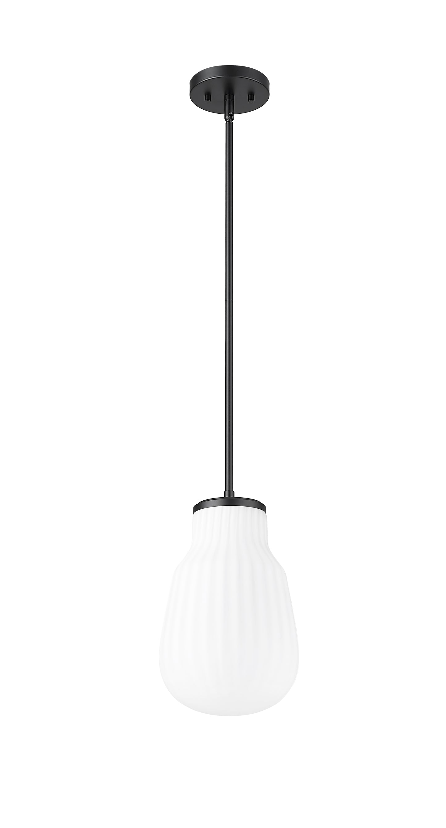 7511P8-MB - Newbury 1 Light 8" Pendant - Matte Black