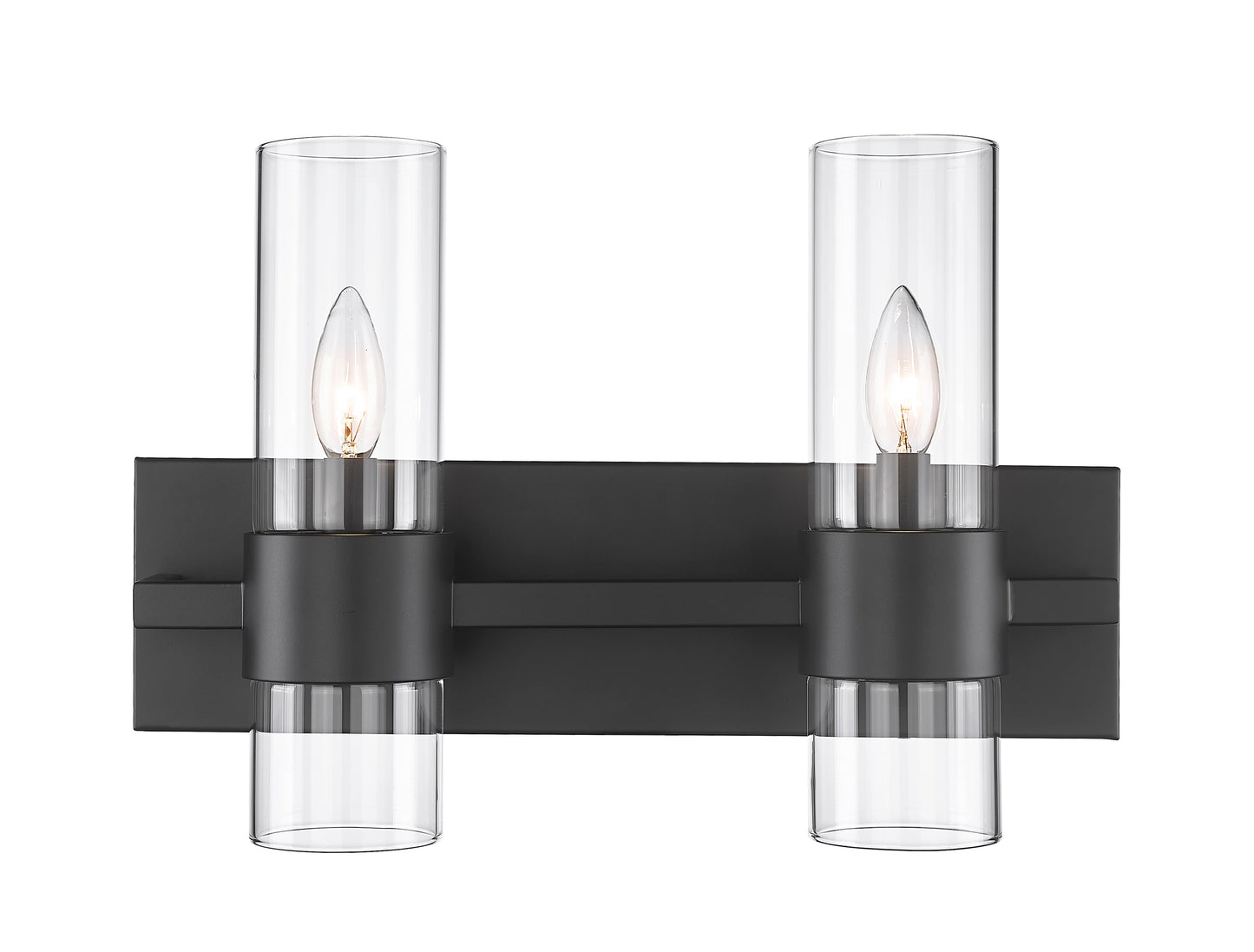 343-2V-MB - Lawson 2 Light 17" Vanity - Matte Black