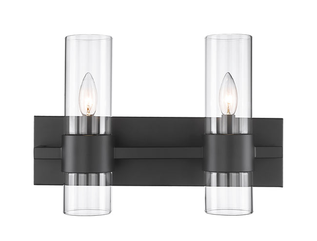 343-2V-MB - Lawson 2 Light 17" Vanity - Matte Black
