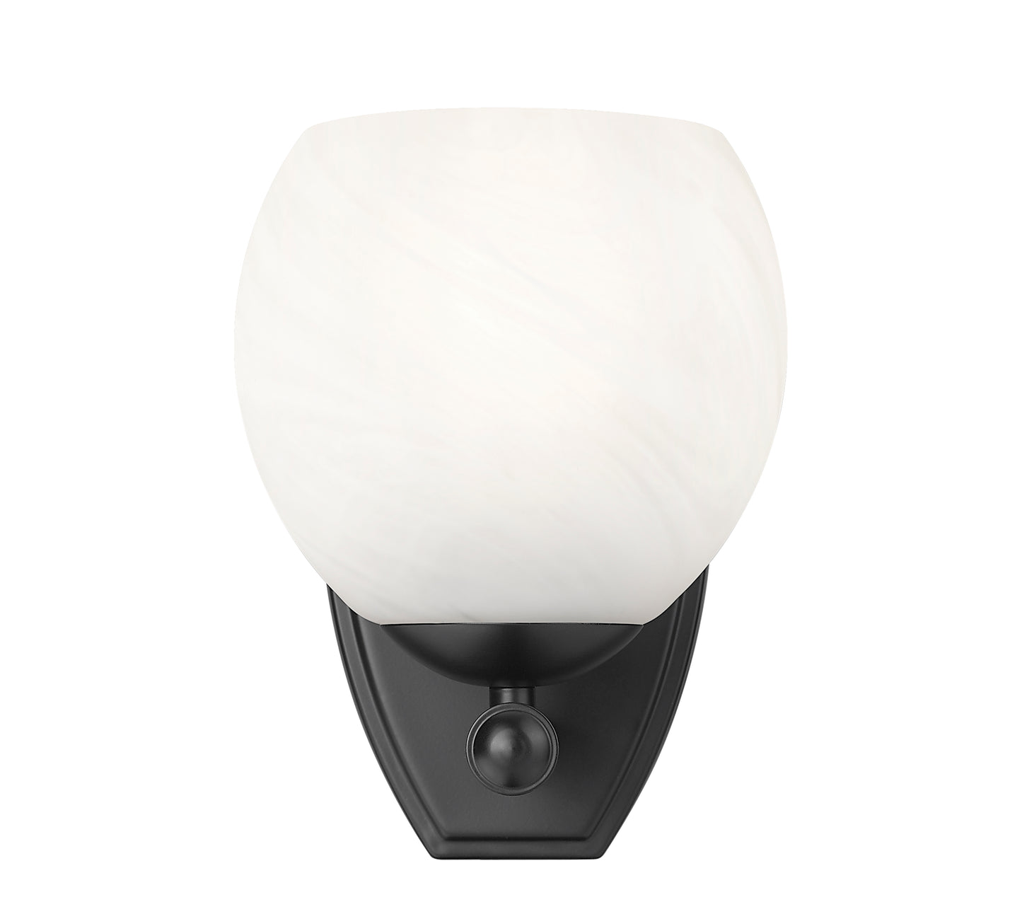 1963-1S-MB - Colette 1 Light Wall 9" Sconce - Matte Black