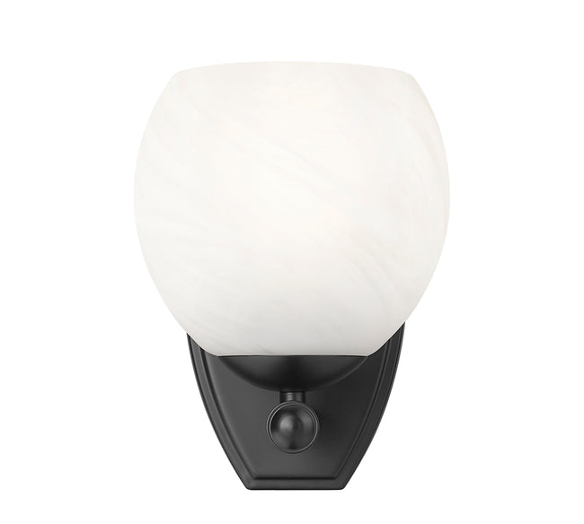 1963-1S-MB - Colette 1 Light Wall 9" Sconce - Matte Black