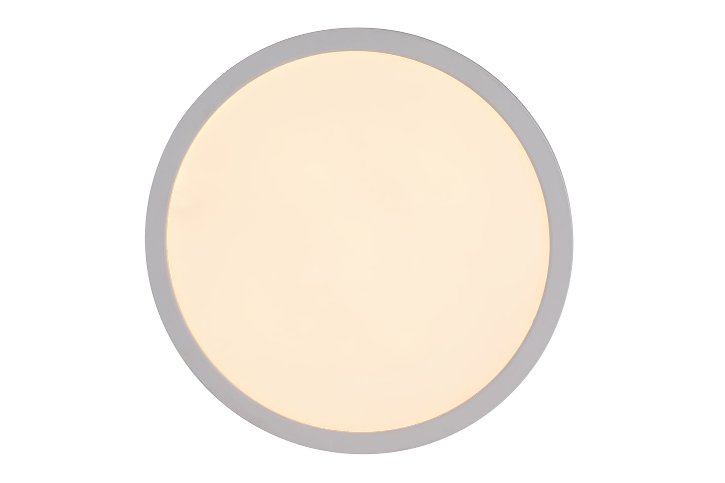 X9412-W-LED-5CCT - Slim Line II 1 Light 12" Wide Flush Mount - White
