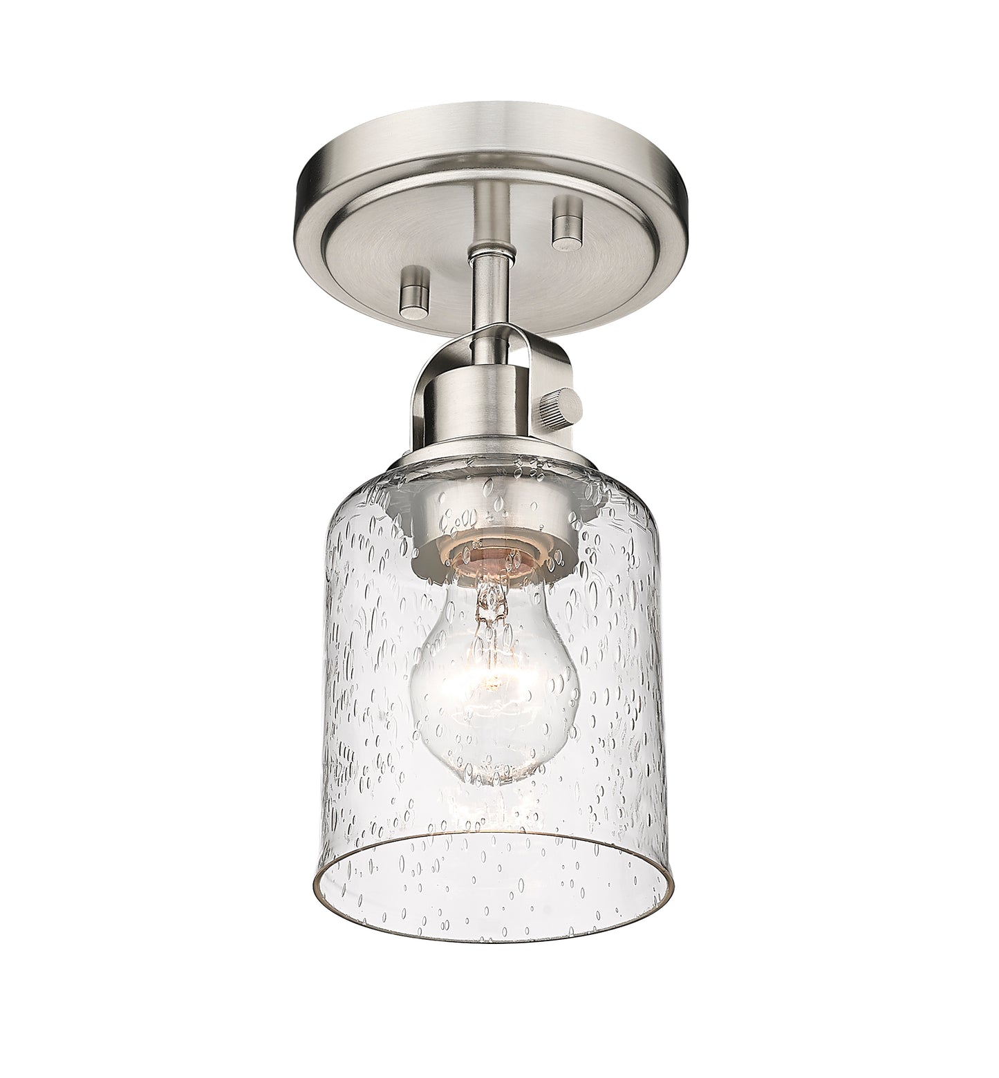 340F1-BN - Kinsley 1 Light Flush 5" Mount - Brushed Nickel