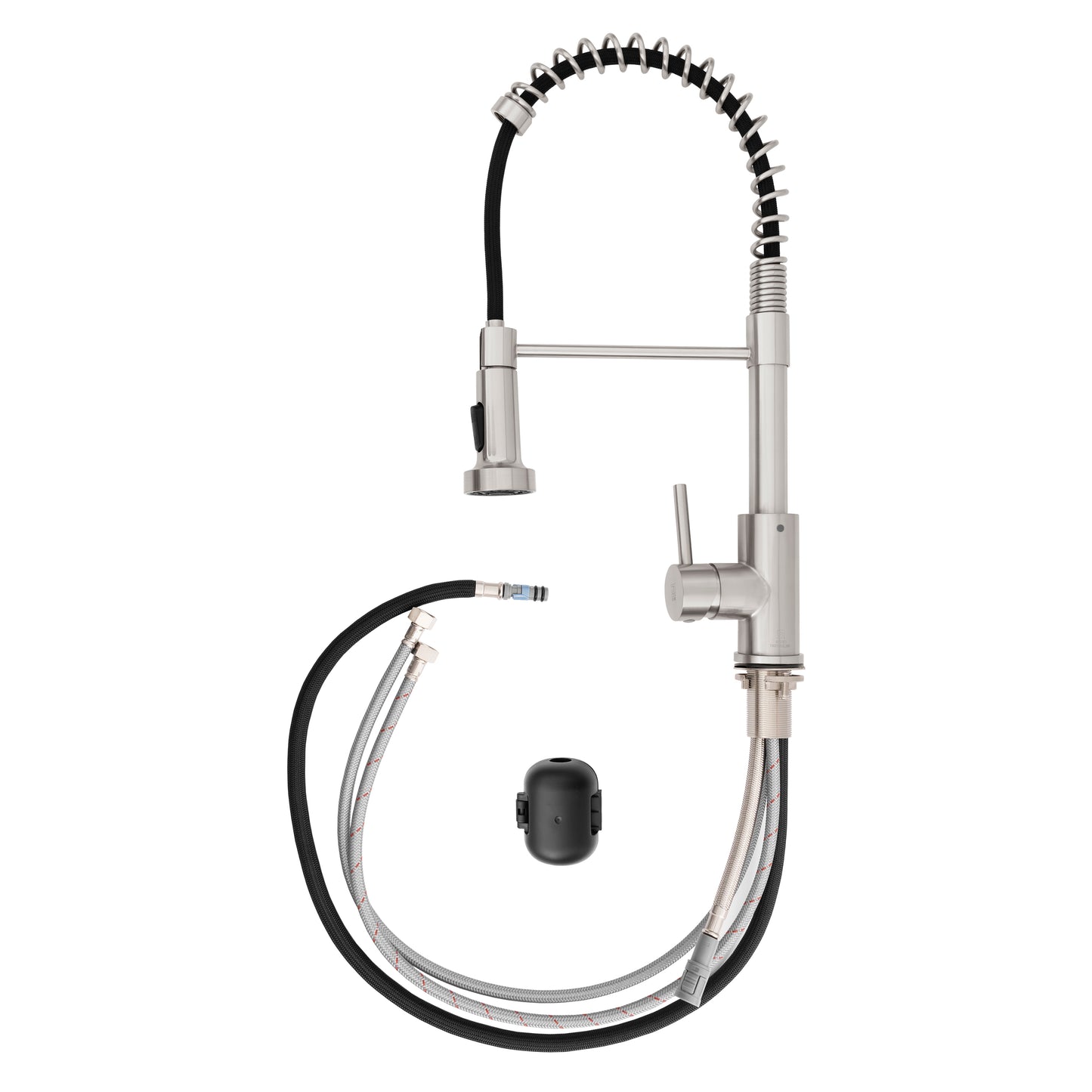 RBCN2-KF-BN - Rubicon Spring Style Pre-Rinse Kitchen Faucet - Brushed Nickel