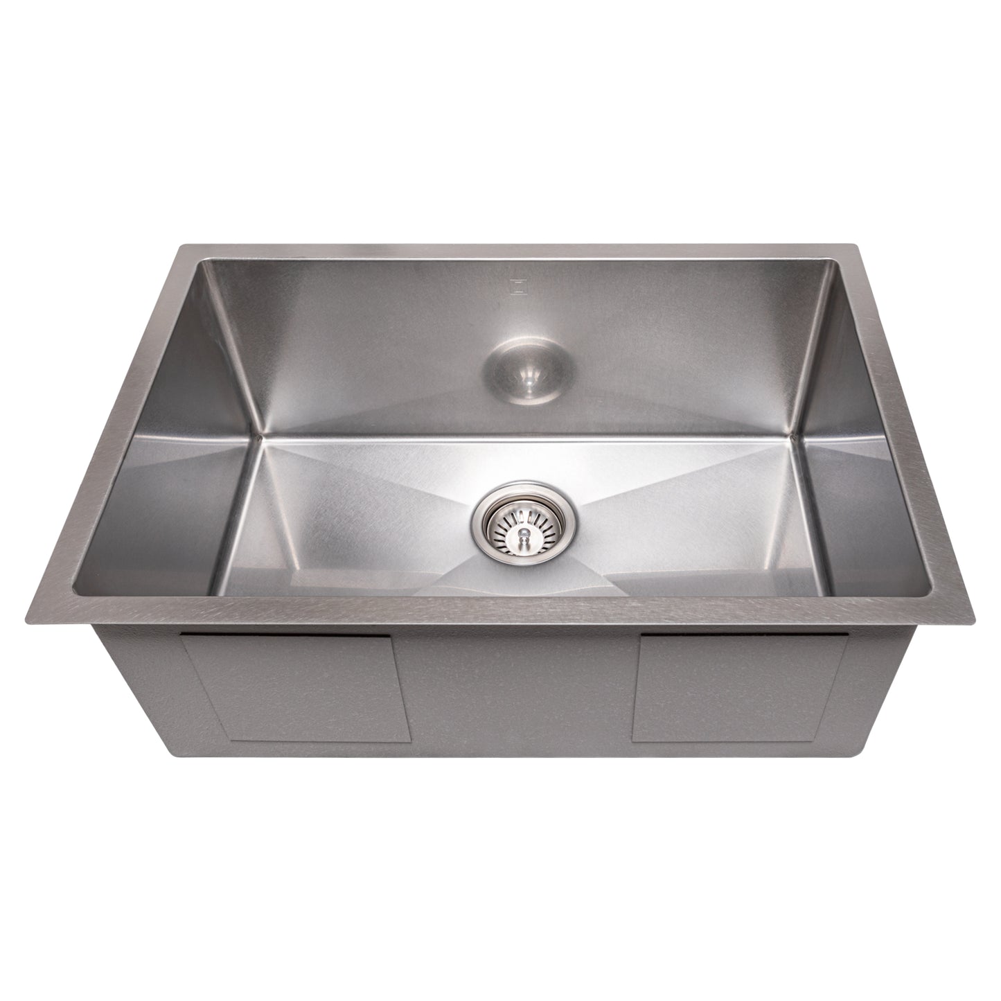 SRS-27 - 27" Meribel Undermount Single Bowl Stainless Steel Kitchen Sink with Bottom Grid