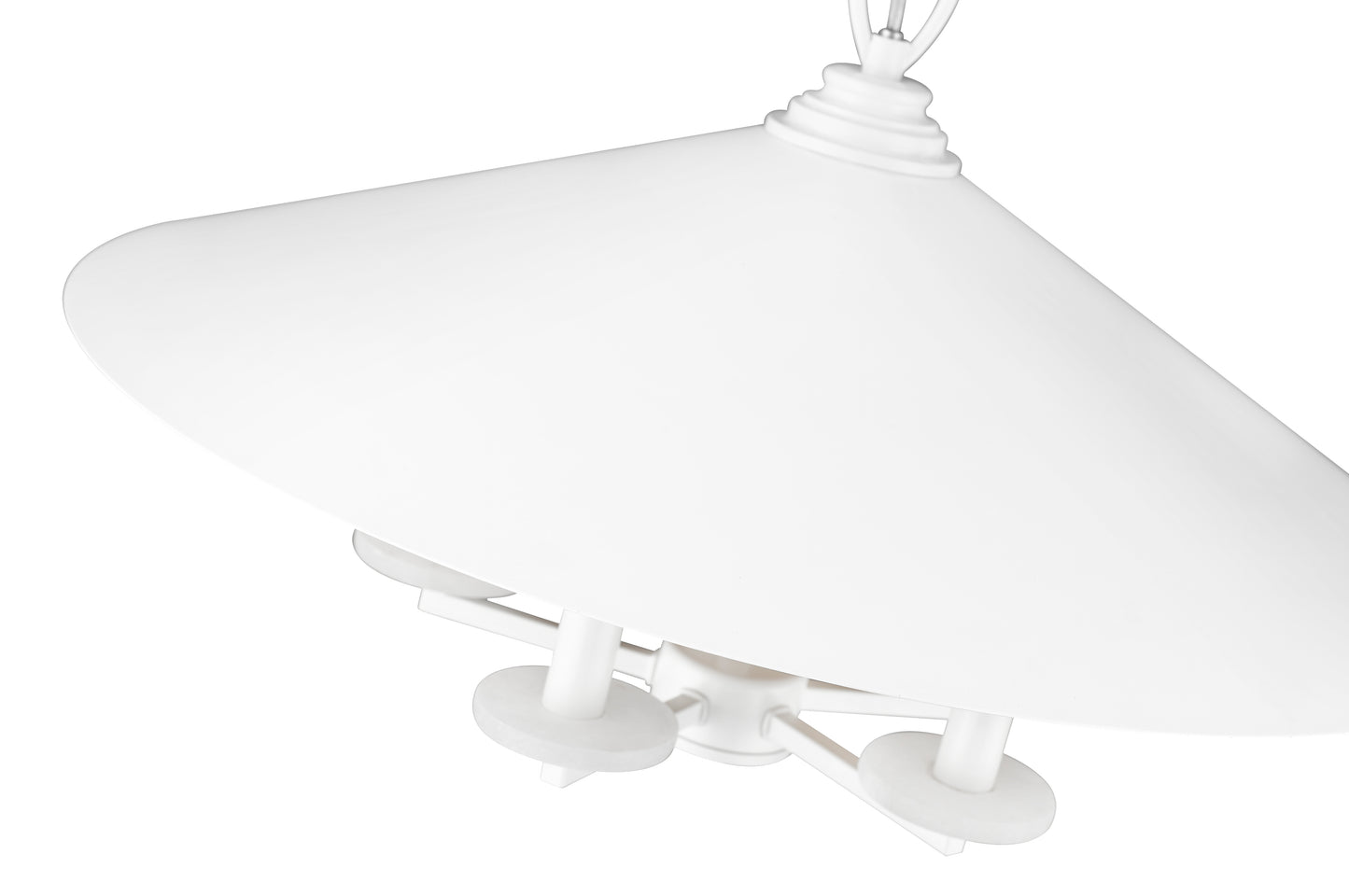 1953-22MW - Rialto 5 Light 22" Pendant - Matte White