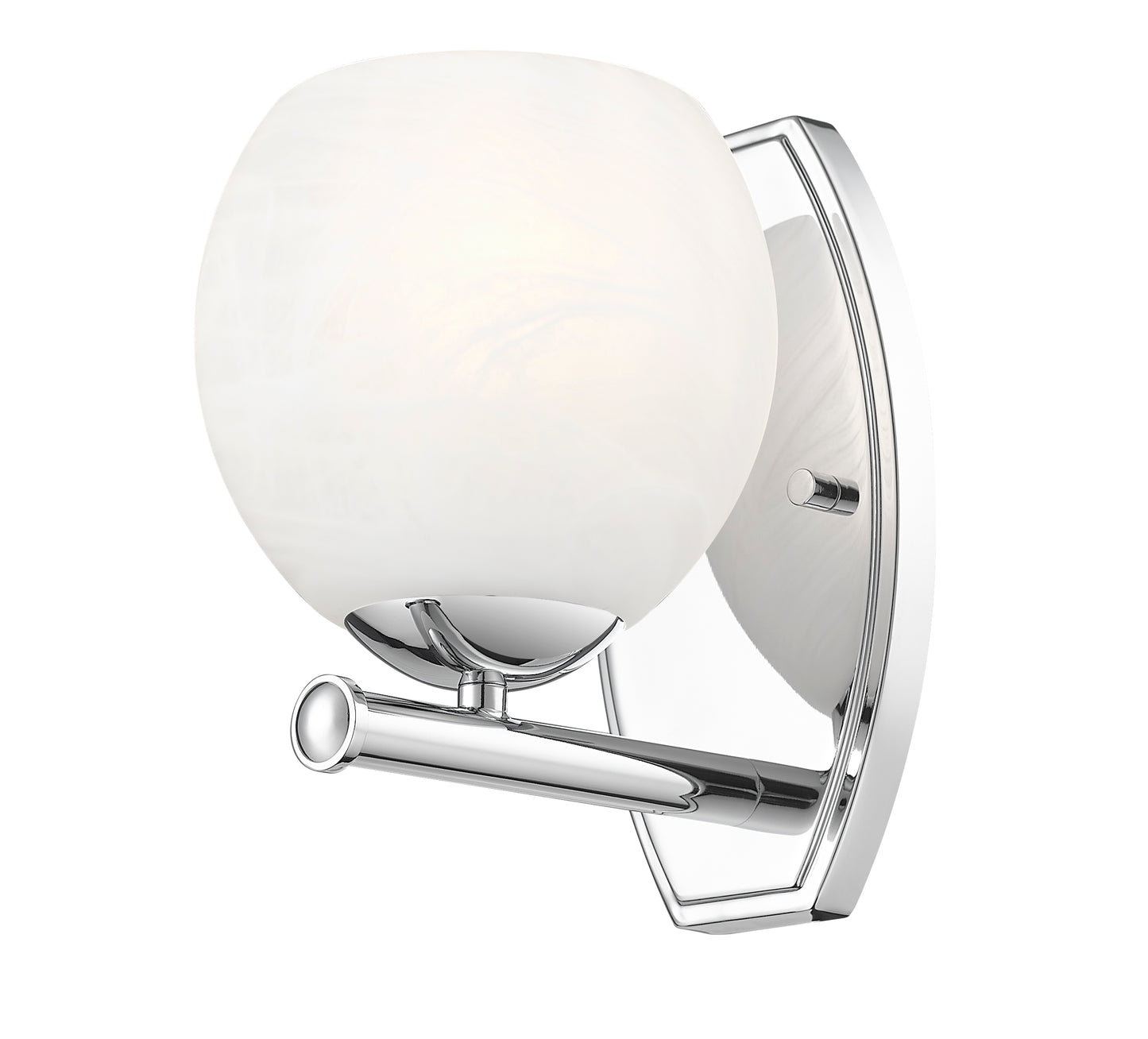 1963-1S-CH - Colette 1 Light Wall 9" Sconce - Chrome