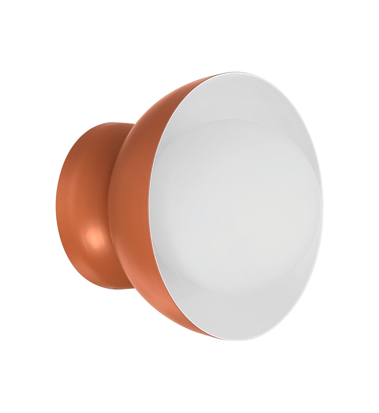 59161-BCY - Ventura Dome 1 Light 7.63" High Wall Sconce - Baked Clay