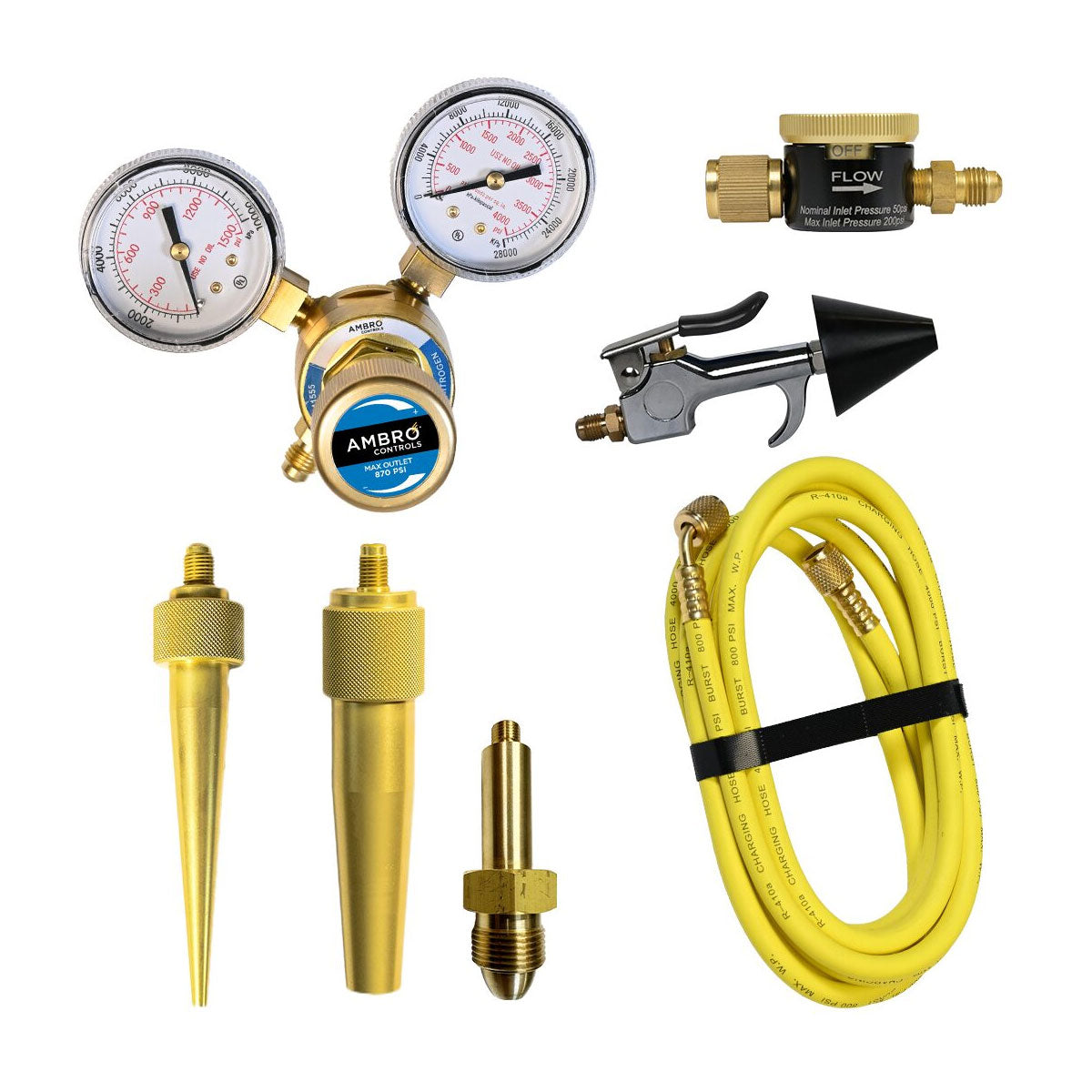 1811555 - 870PSI Nitrogen Purging Kit with Carrying Case