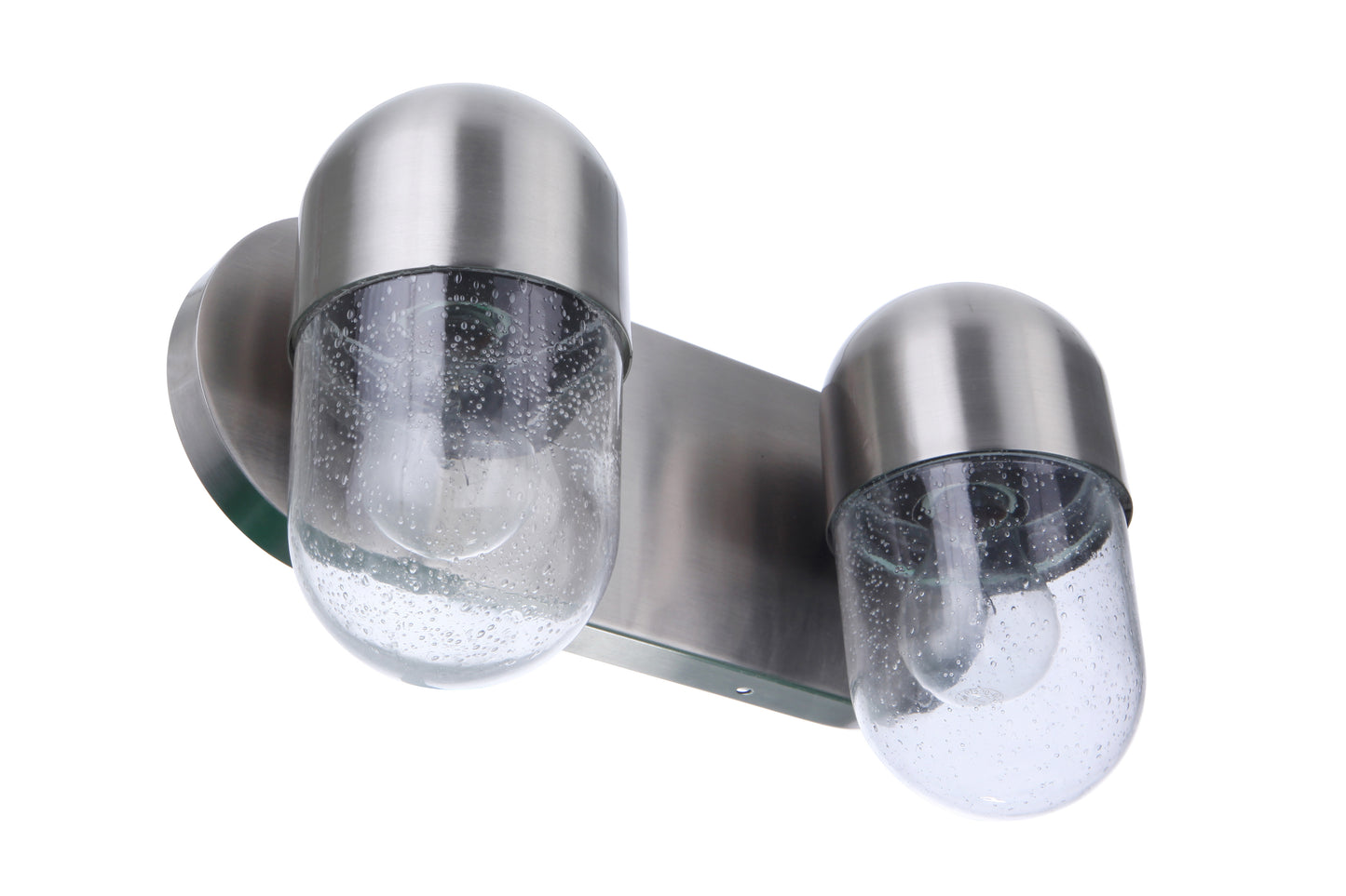 55002-BNK - Pill 2 Light 13.75" Wide Vanity Light - Brushed Nickel