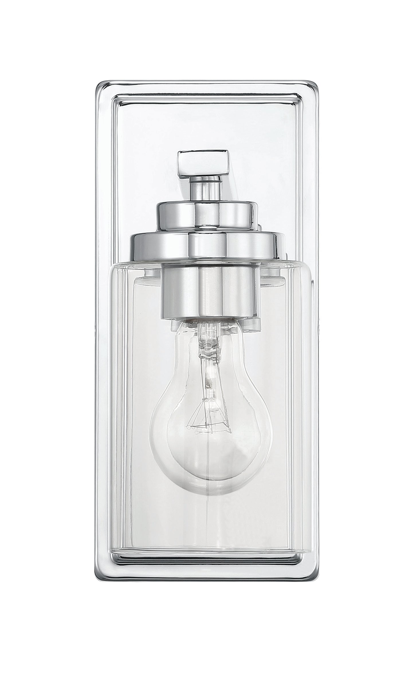 20404CH1 - Clark 1 Light 10" High Wall Sconce - Chrome
