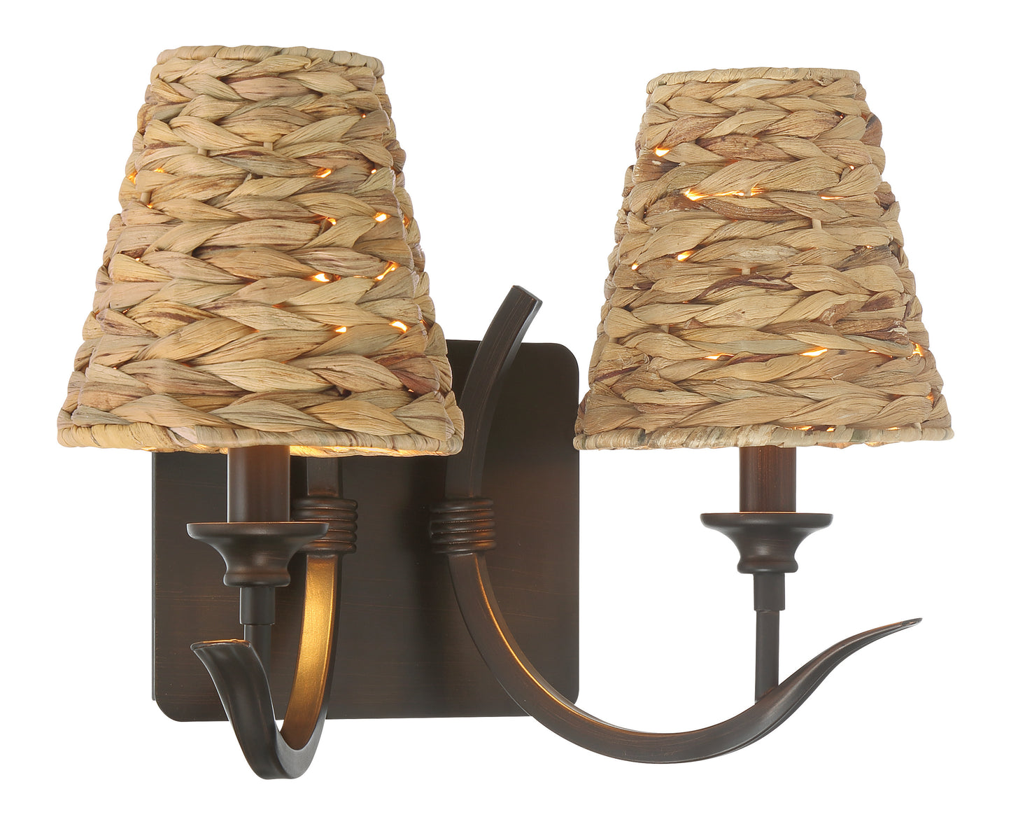 58362-ABZ - Kokomo 2 Light 10.13" High Wall Sconce - Aged Bronze Brushed