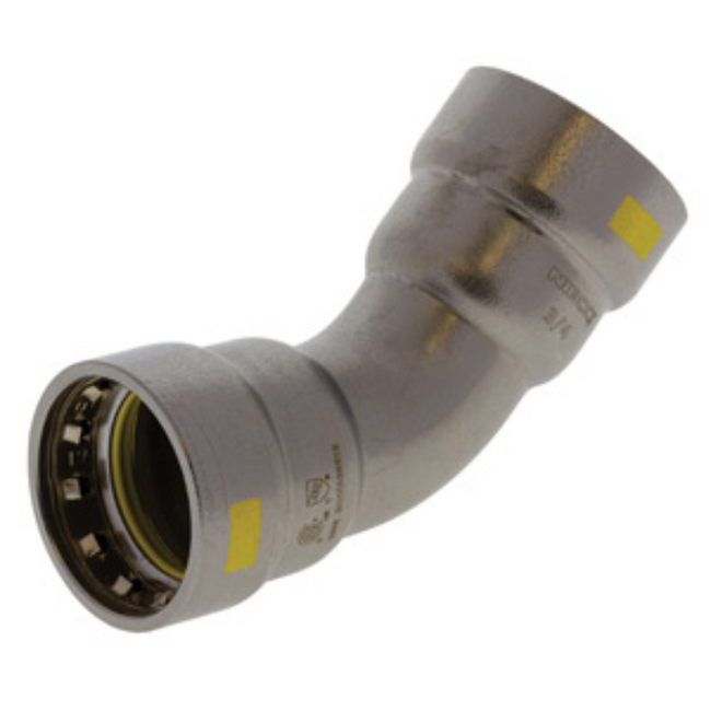 nibco press fittings 1/2" benchpress 45 elbow