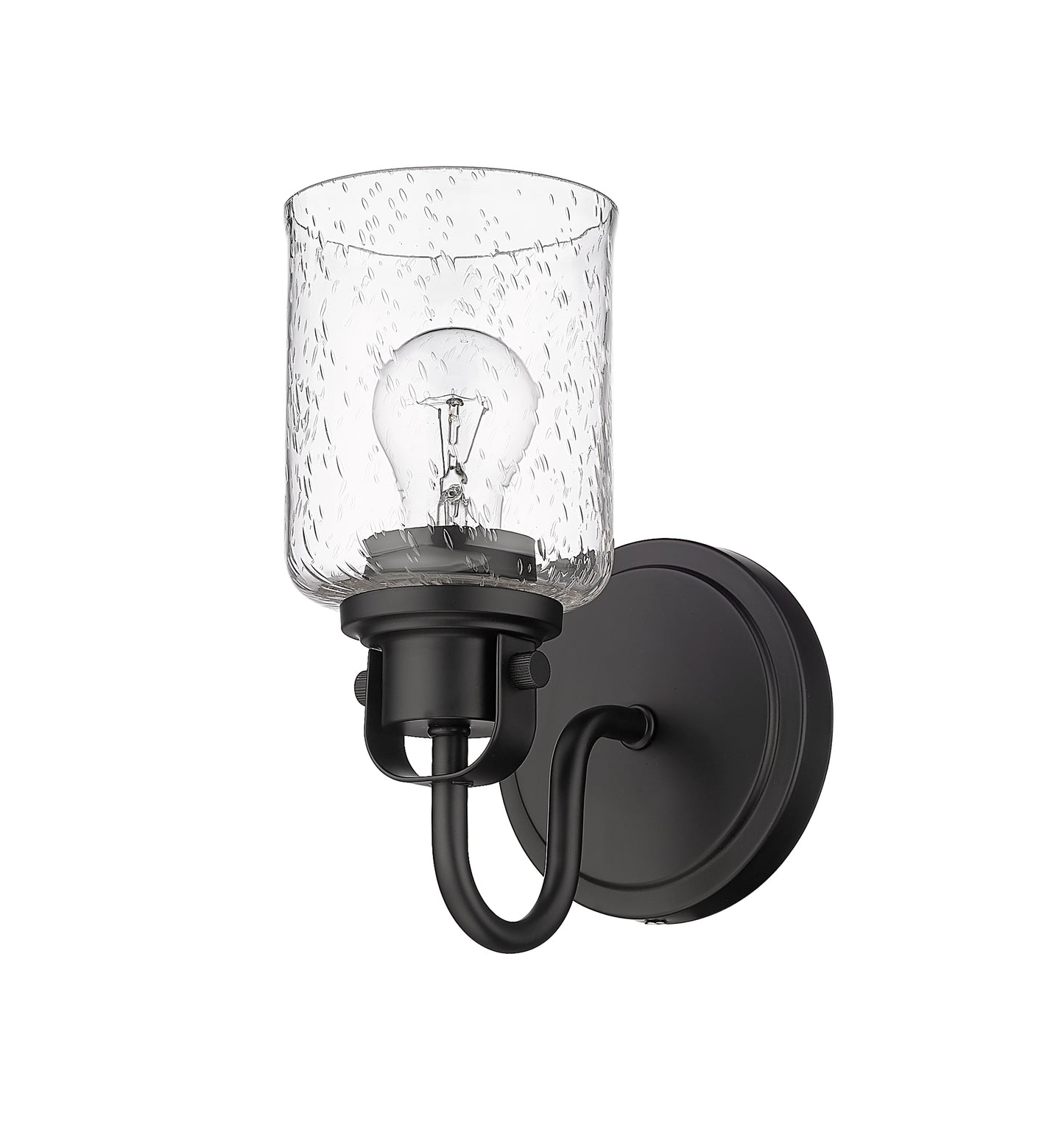 340-1S-MB - Kinsley 1 Light Wall 10" Sconce - Matte Black