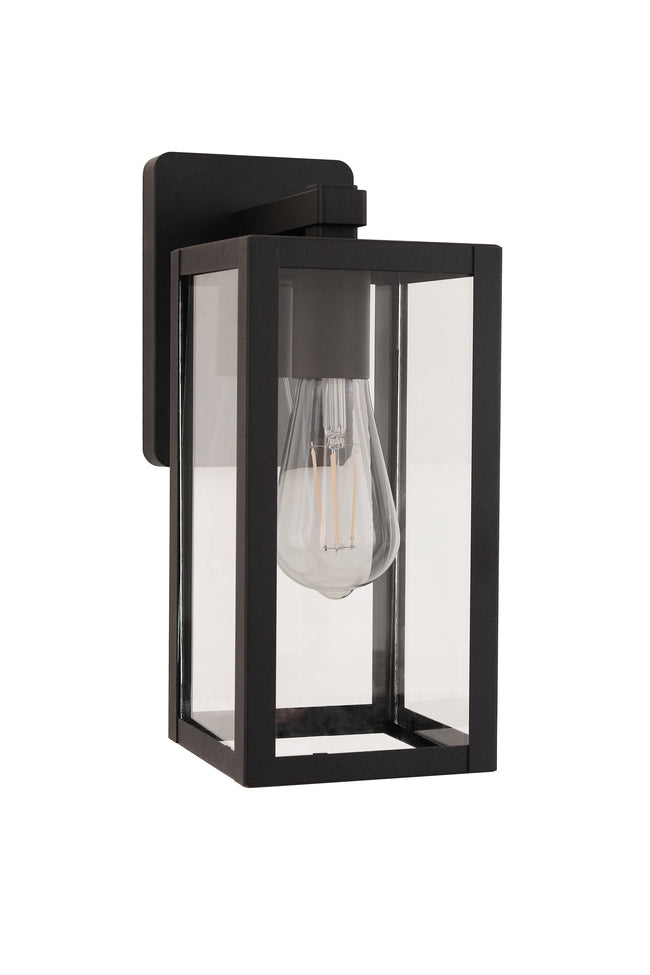 ZA7104-TB - Harris 1 Light 12.13" High Outdoor Wall Lantern - Textured Black