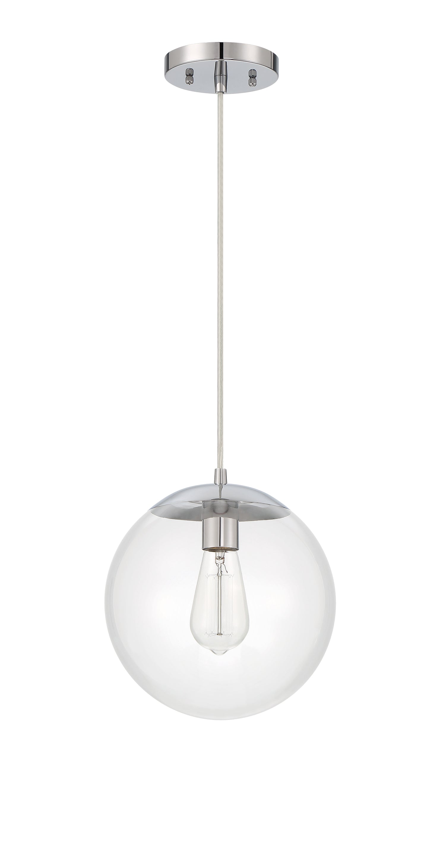 56891-CH - Gaze 1 Light 10" Wide Pendant - Chrome