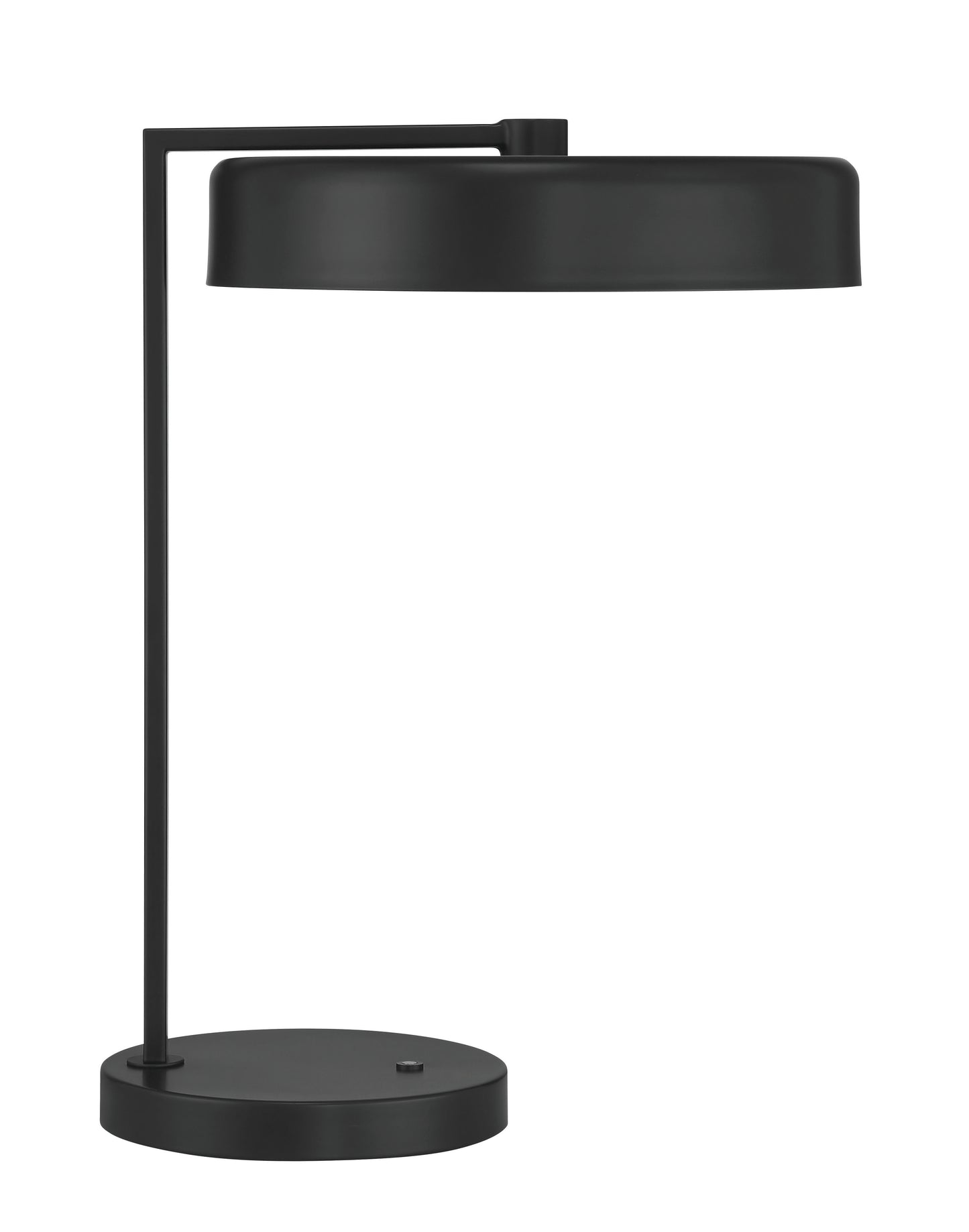 87019FB-T - Keeva 1 Light 17" High Table Lamp - Flat Black