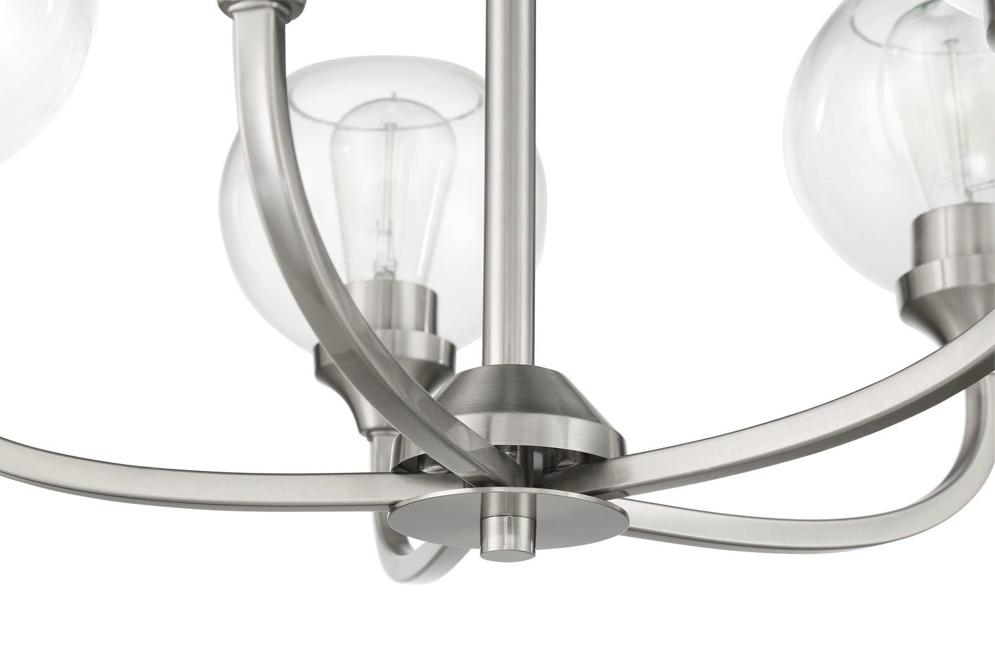56225-BNK - Glenda 5 Light 24" Wide Chandelier - Brushed Nickel
