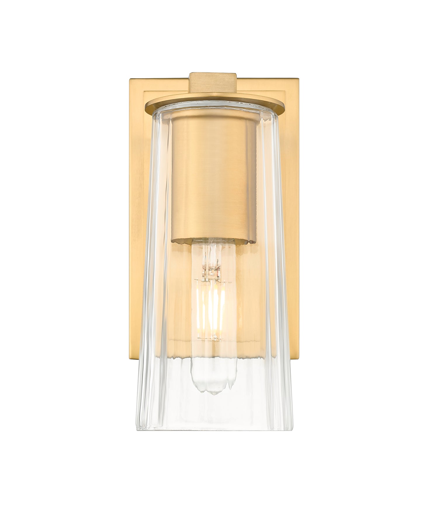 826-1S-MGLD - Titus 1 Light Wall 10" Sconce - Modern Gold