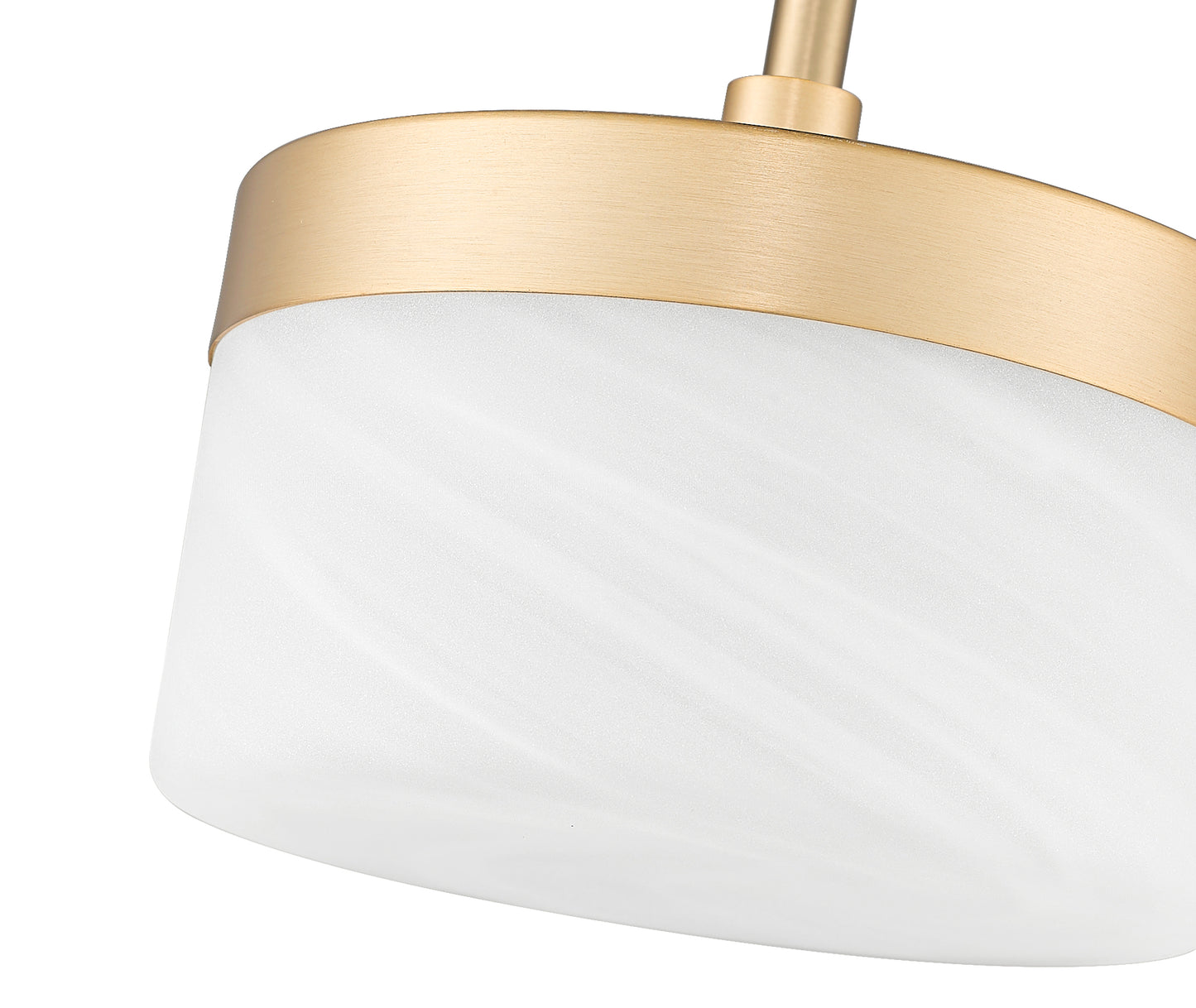 827P6-MGLD-LED - Renaud 1 Light 7" Pendant - Modern Gold