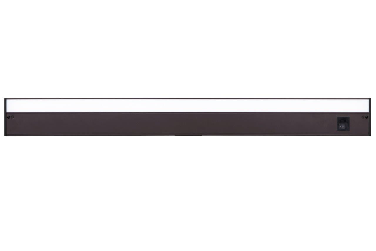 CUC3036-BZ-LED - 3CCT Under Cabinet Light Bars 1 Light 3.63" Wide Under Cabinet Light Bar - Bronze