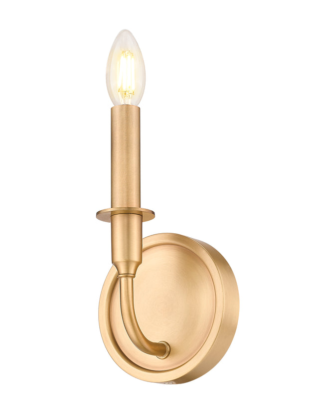 3049-1S-RB - Tova 1 Light Wall 13" Sconce - Rubbed Brass