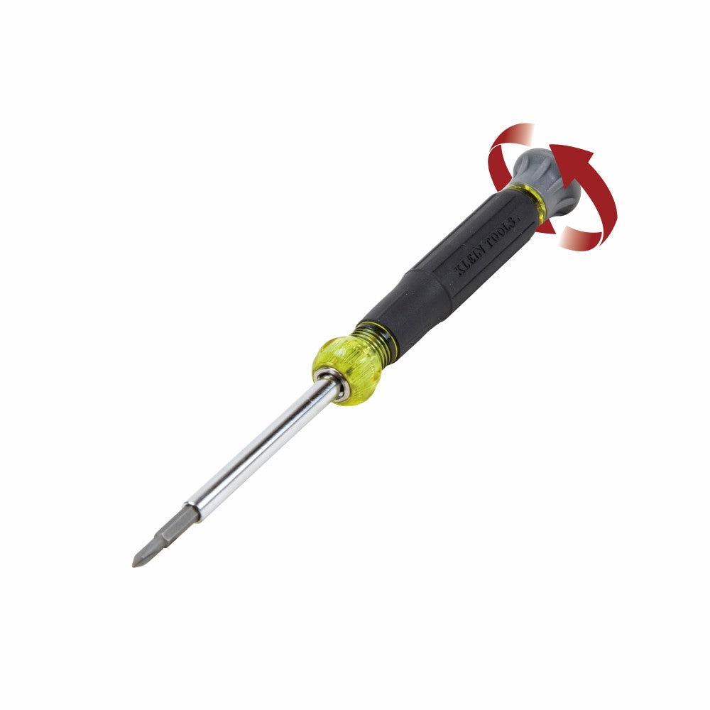 32581 -  Multi-Bit Electronics Screwdriver - 4-in-1 - Phillips - Slotted Bits