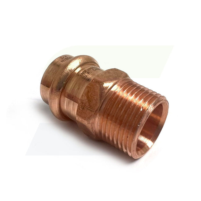 PC604 - Copper 3/4" Press x Male NPT Adapter