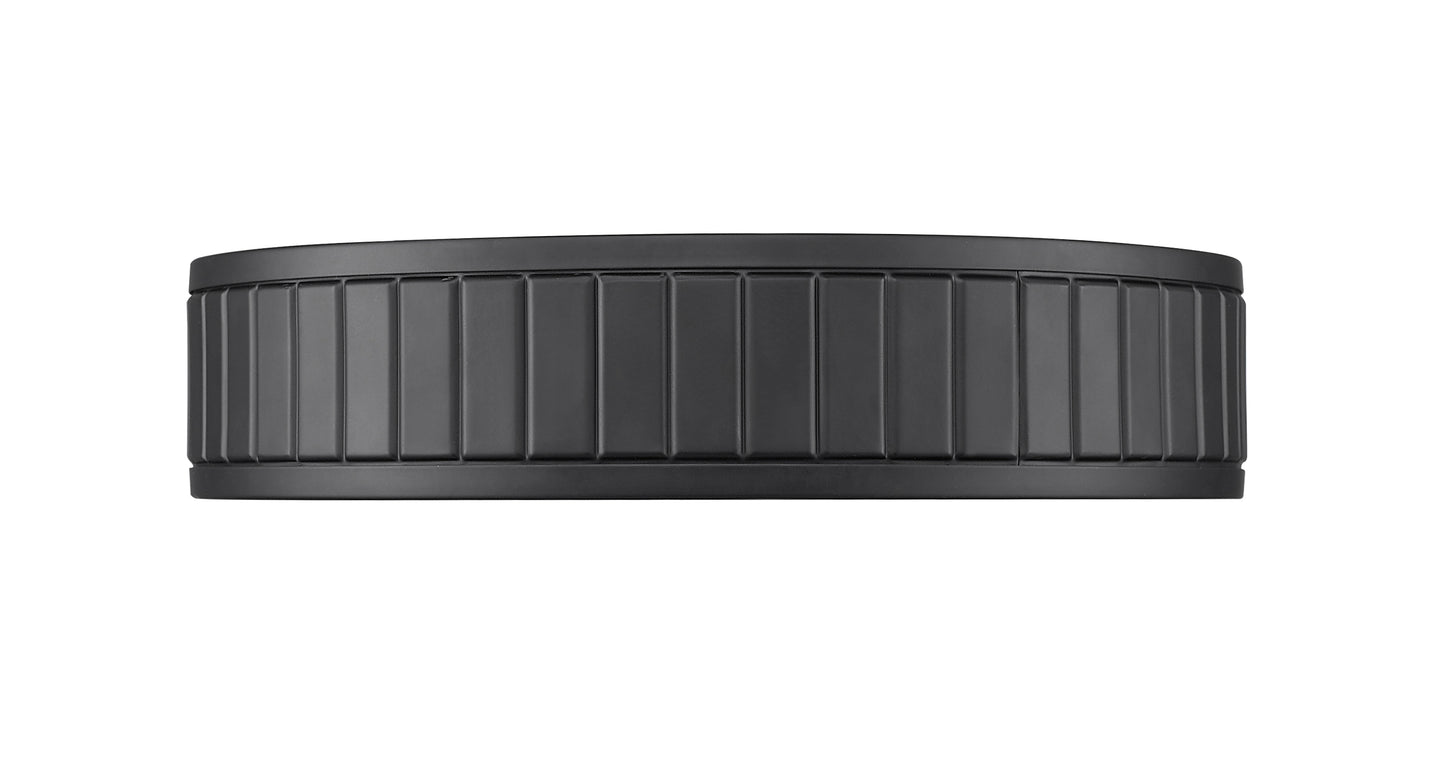1005F12-MB-LED - Madison 1 Light Flush 12" Mount - Matte Black
