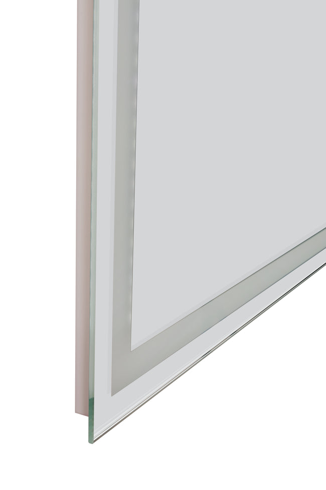 MIR2409RT-W3C - Meredith 1 Light 24" Wide Illuminated Mirror - White