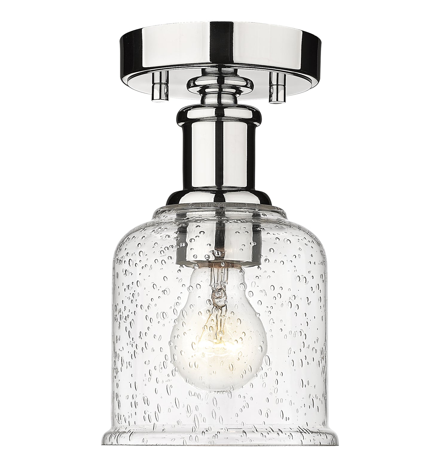 734F1-CH - Bryant 1 Light Flush 6" Mount - Chrome