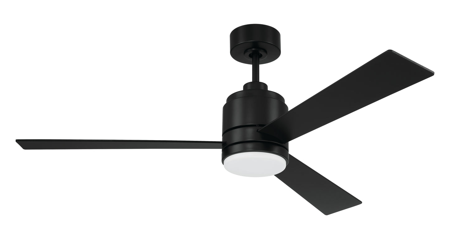 MCY52FB3 - McCoy 3 Blade 52" 3 Blade Ceiling Fan with Light Kit - Flat Black