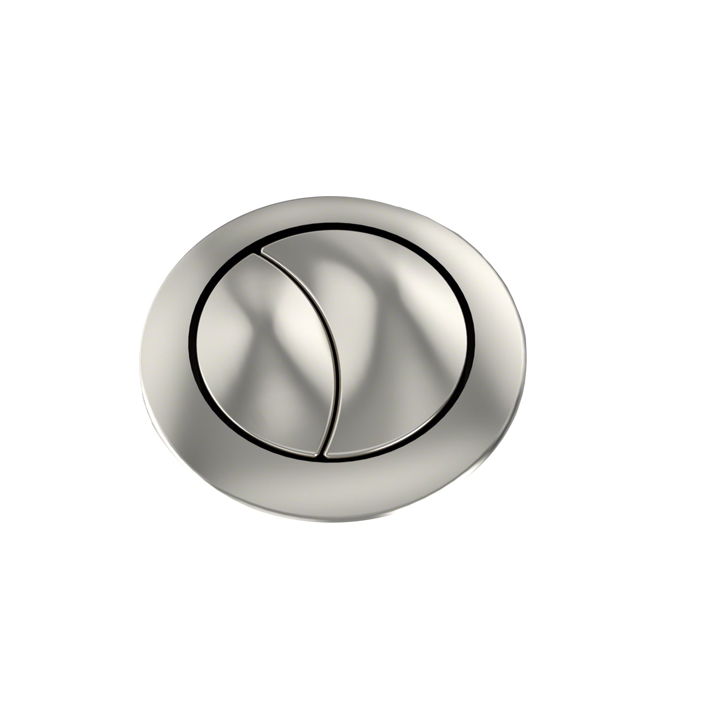 THU848#BN-A - Flush Push Button Assembly with Rods for Aquia IV Toilets - Brushed Nickel