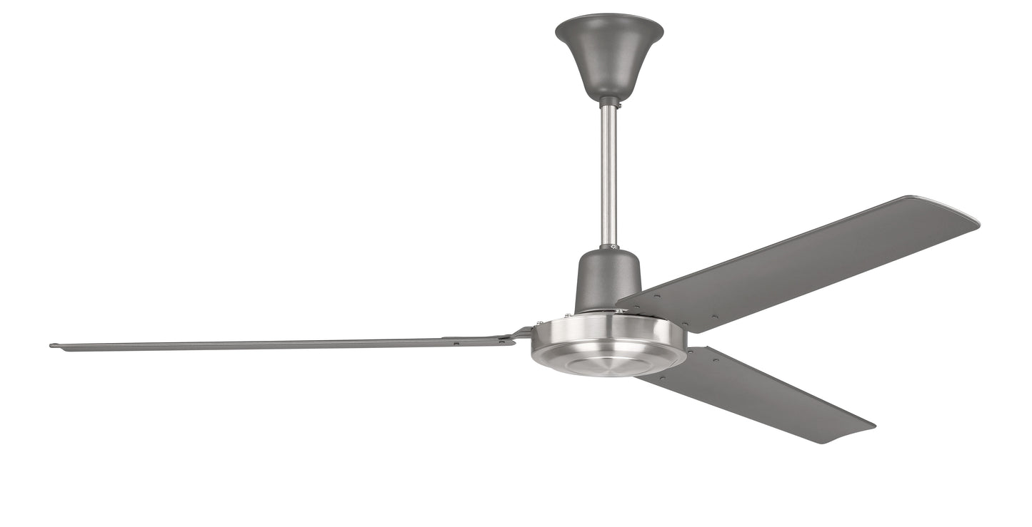 UT56TBNK3MR - Utility 56" 3 Blade Ceiling Fan - Titanium / Brushed Polished Nickel