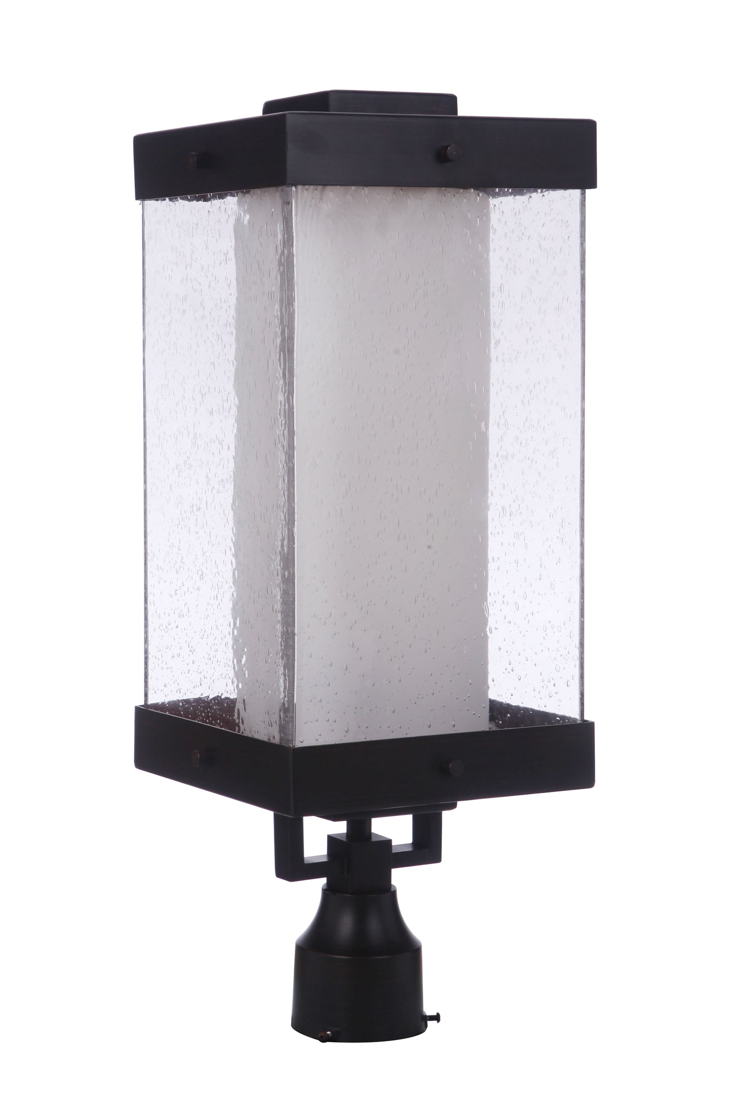 ZA5625-MN - Hayner 1 Light 23" High Post Mount - Midnight