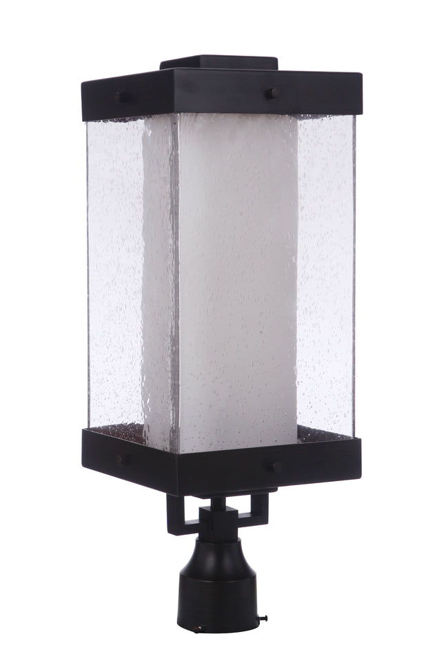 ZA5625-MN - Hayner 1 Light 23" High Post Mount - Midnight