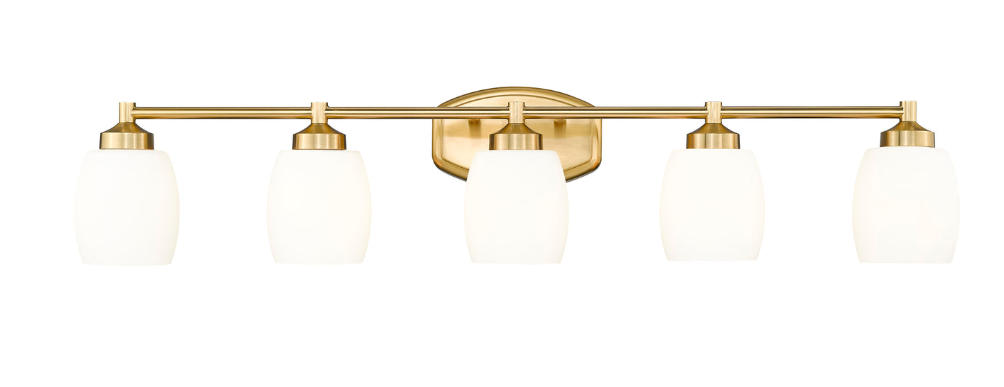 745-5V-LG - Kendrick 5 Light 39" Vanity - Luxe Gold