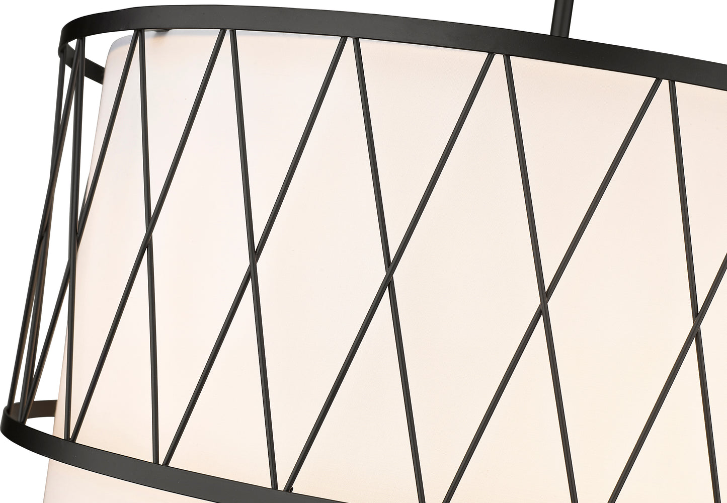 198-24MB - Dalton 4 Light 24" Pendant - Matte Black