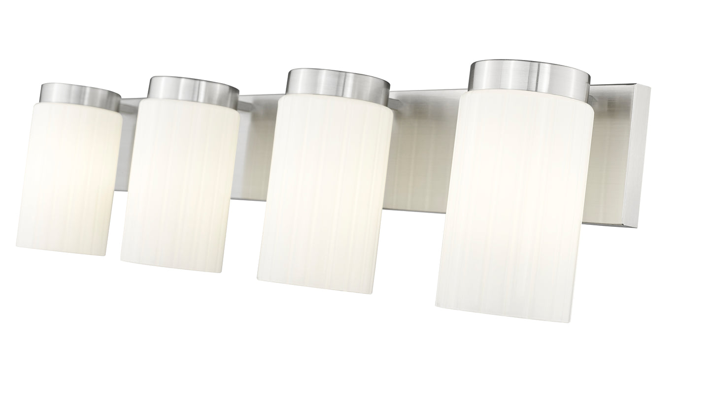 746-4V-BN - Burk 4 Light 30" Vanity - Brushed Nickel