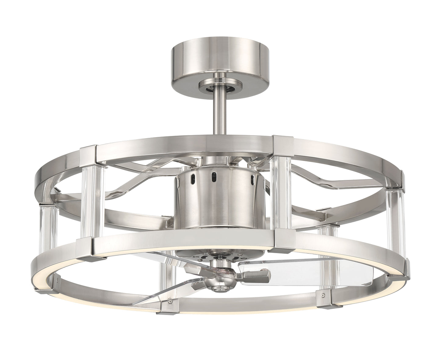 ALS24BNK3 - Alexis 18" 3 Blade Ceiling Fan with Light Kit - Brushed Nickel