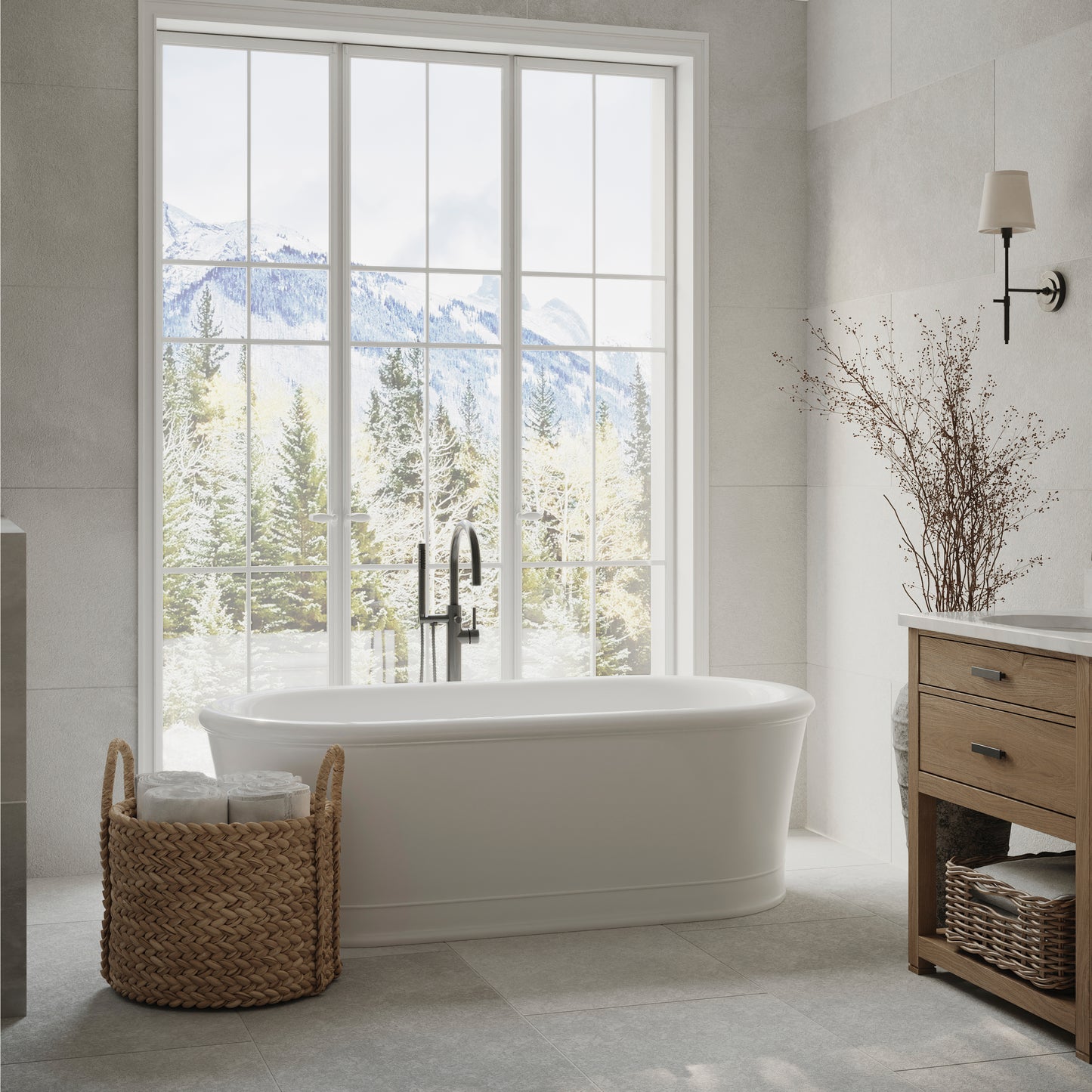 EMBY-BTF-MB - Autograph Edition Emerald Bay Bath Tub Filler in Matte Black