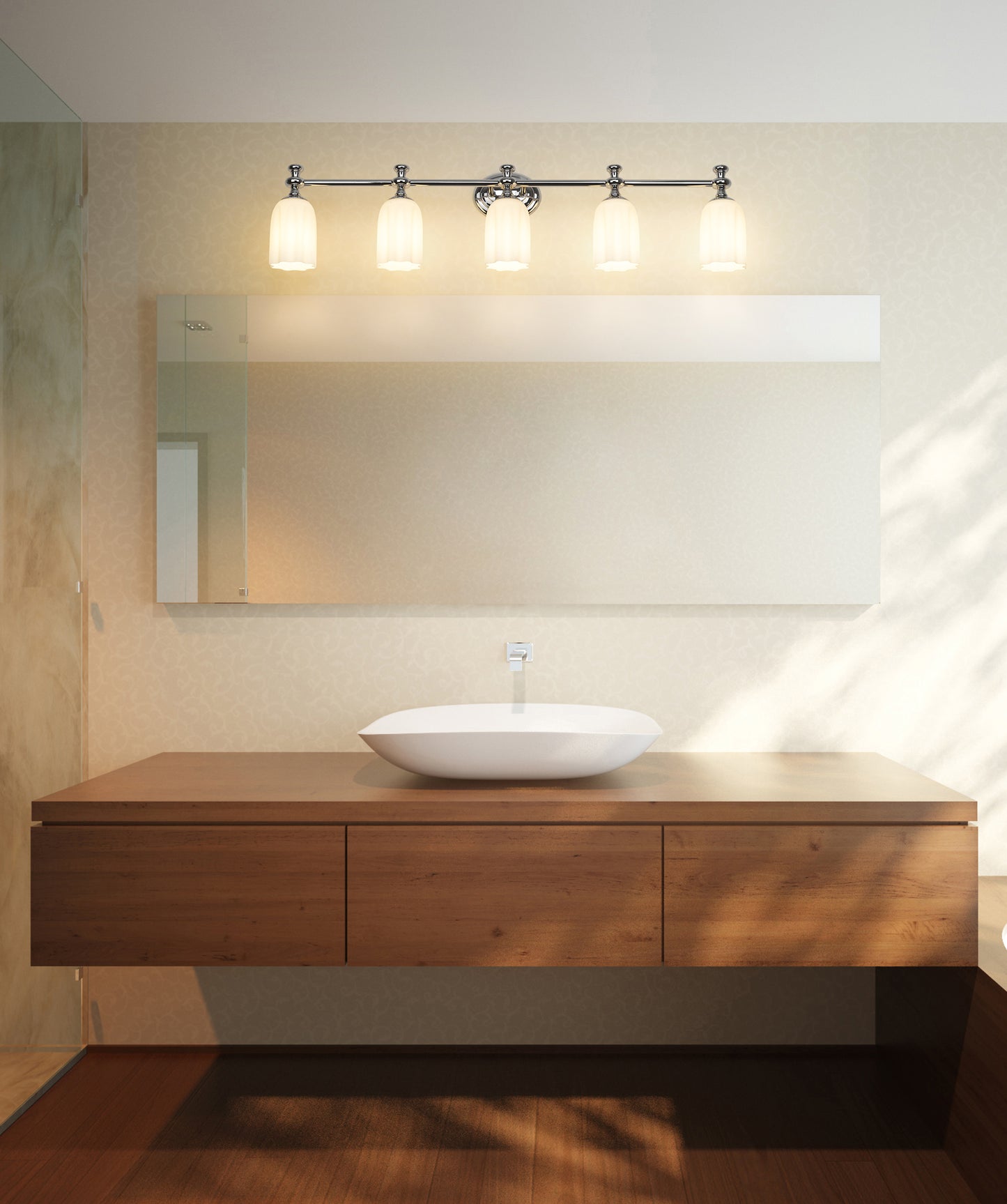 1102-5V-CH - Orion 5 Light 40" Vanity - Chrome