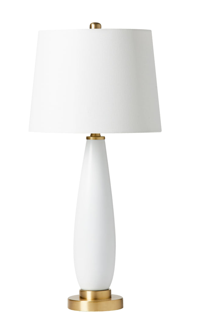 86249 - 1 Light 28" High Table Lamp - Satin Brass